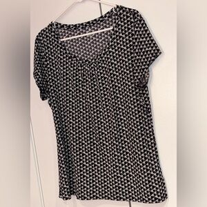 Worthington Black and White Blouse. Size XL